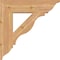 Ekena Millwork Funston Traditional Smooth Bracket, Western Red Cedar, 5 1/2"W x 26"D x 26"H BKT06X26X26FST01SWR - alternate 2